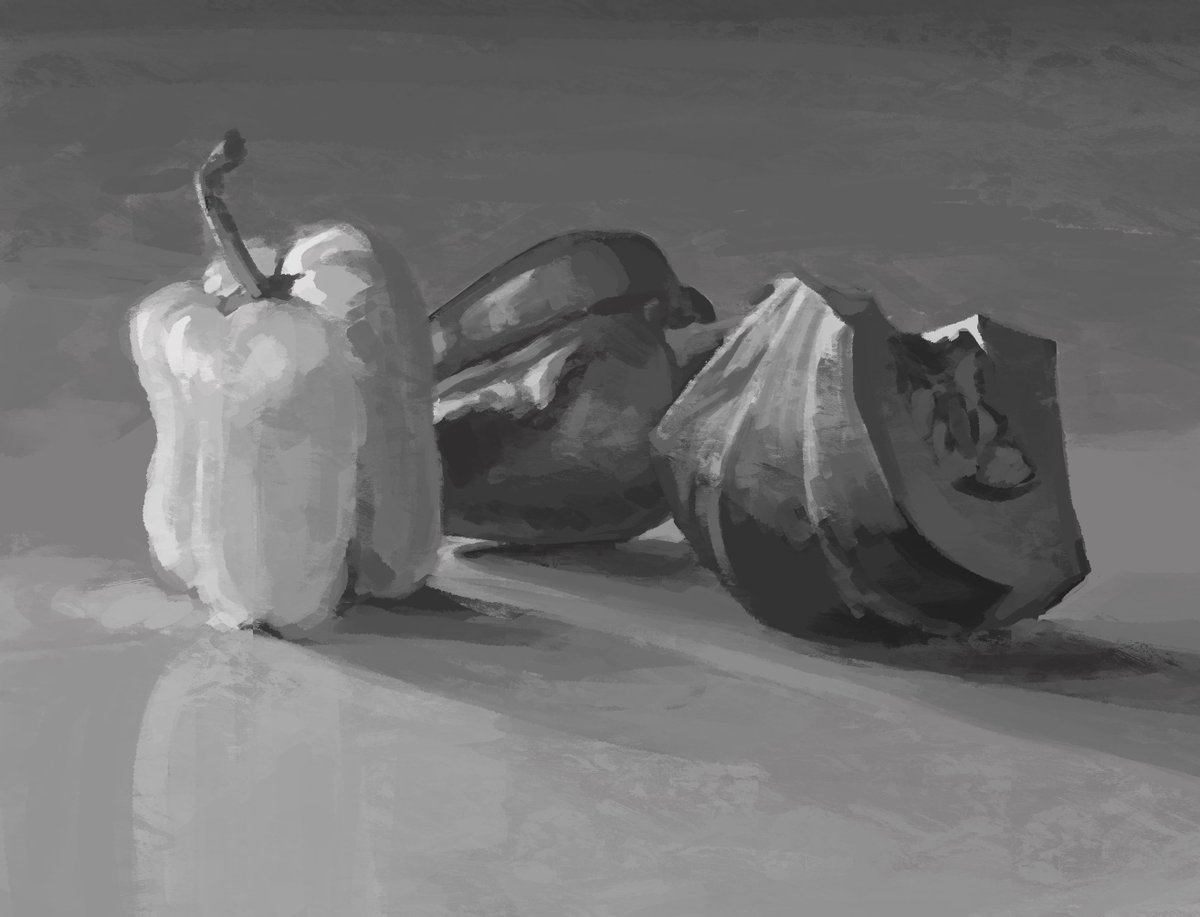 #トンコハウス　ブートキャンプでのスケッチです。バリューの捉え方がとても勉強になりました！#トン活