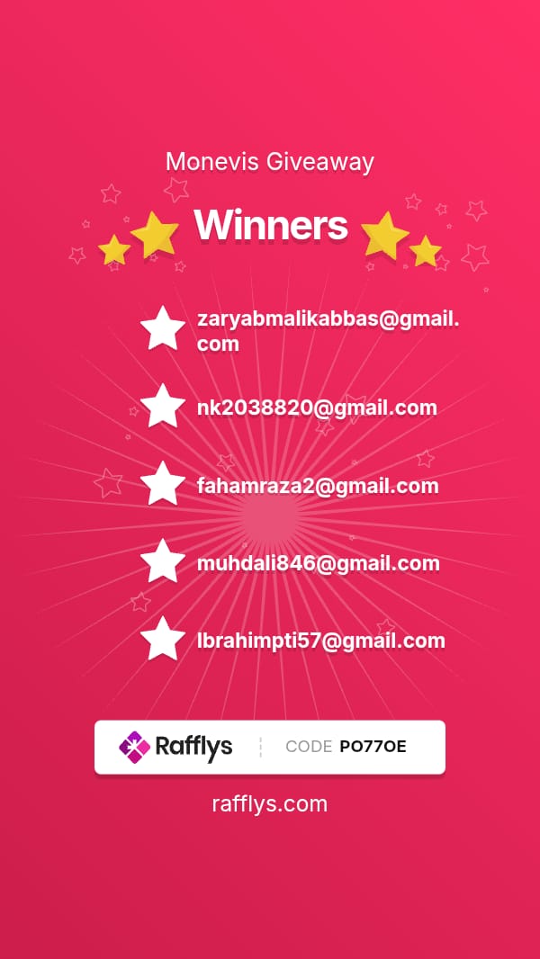 Sajid Ahmed (@fxtrustedprops) on Twitter photo GIVEAWAY WINNERS ANNOUNCED!
A huge THANK YOU to everyone who participated in the Monevis 30% OFF Promotion Giveaway!
We’re thrilled to announce the 5 lucky winners of the $10K Evaluation Accounts:
Congratulations to:
1. zaryabmalikabbas@gmail.com
2. nk2038820@gmail.com
3. GIVEAWAY WINNERS ANNOUNCED!
A huge THANK YOU to everyone who participated in the Monevis 30% OFF Promotion Giveaway!
We’re thrilled to announce the 5 lucky winners of the $10K Evaluation Accounts:
Congratulations to:
1. zaryabmalikabbas@gmail.com
2. nk2038820@gmail.com
3.