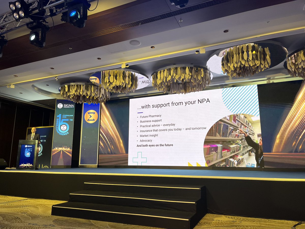 PharmacyBiz's tweet photo. “Life is full of opportunities and as a profession, as business owners, we would be mad to let them go,” NPA’s Olivier Picard on embracing services #sigmaconf25 #baku #pharmacy @sigmaplcuk https://t.co/DKOcVF15uI