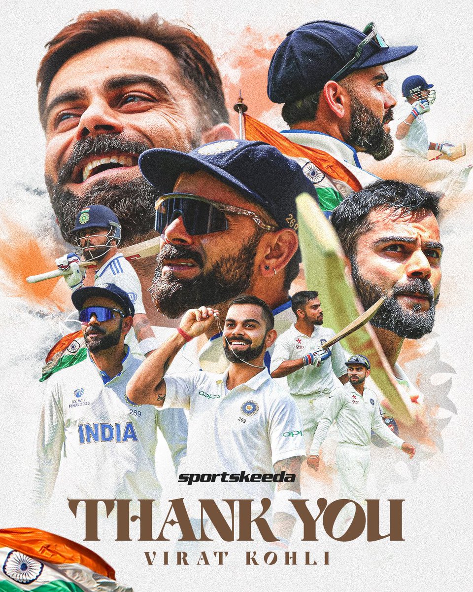 RebelJassi's tweet photo. 𝐕𝐢𝐫𝐚𝐭 𝐊𝐨𝐡𝐥𝐢 𝐫𝐞𝐭𝐢𝐫𝐞𝐬 𝐟𝐫𝐨𝐦 𝐓𝐞𝐬𝐭 𝐜𝐫𝐢𝐜𝐤𝐞𝐭.🇮🇳
123 Tests | 9,230 Runs | 30 Tons
68 as Captain | 40 Wins
Best: 254* | Avg: 46.85

Thank you, #KingKohli, for your unforgettable legacy and memories.

Miss you king 👑 

#TestCricket | #ViratKohli
#ViratKohli https://t.co/fRkg3NzvLh