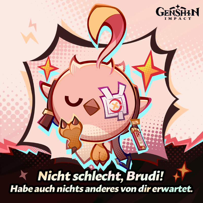 Ich, ___, unterstütze Cacucu. Geschenk annehmen: hoyo.link/VwsOyilRp Gutscheincode: 56CacucuVSAjaw #CacucuVSAjaw #GenshinImpact