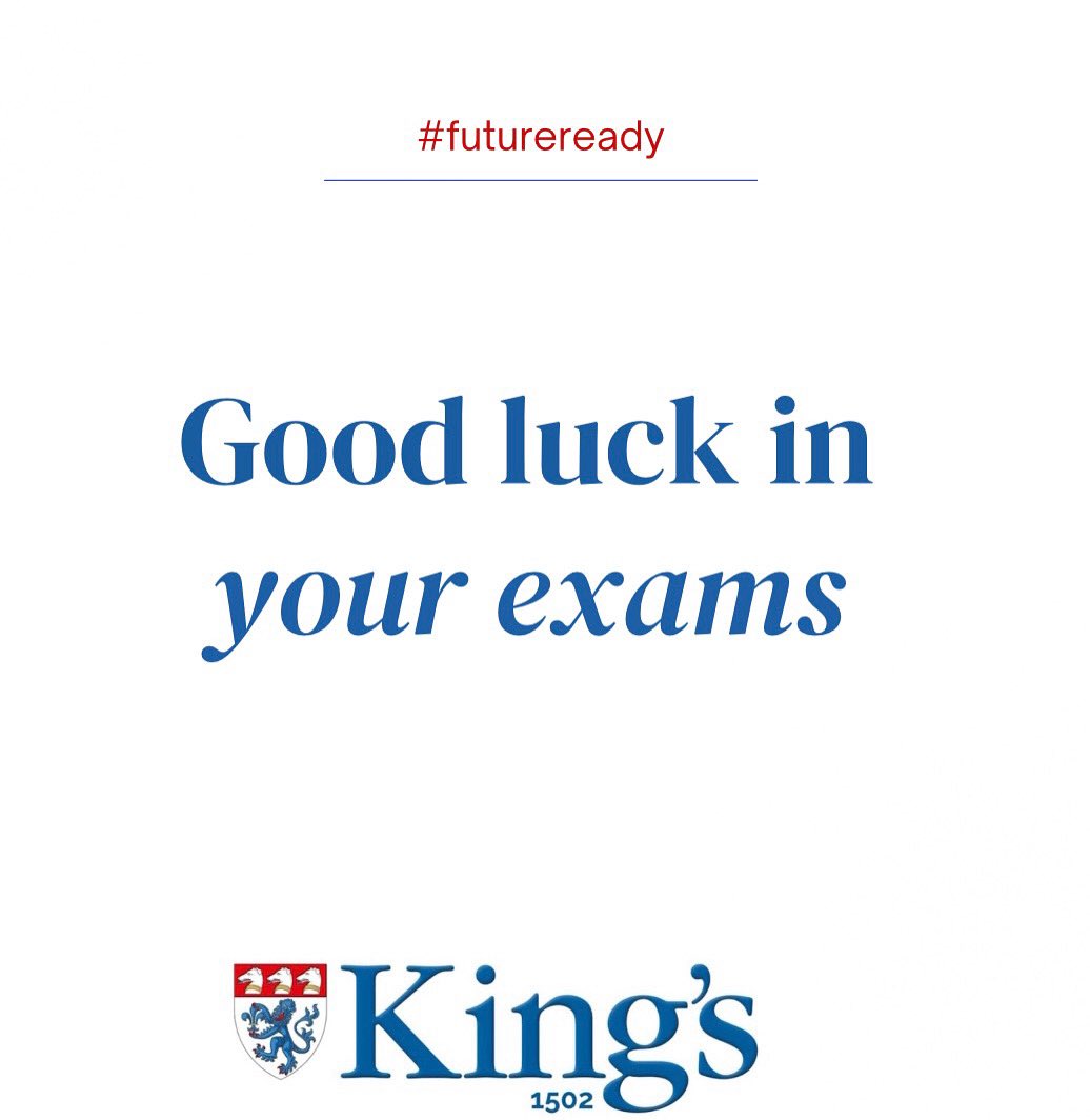 Good luck to all of our Year 13 students sitting their A level examinations over the next few weeks. Class of 2025; we know you can do it! #futureready
