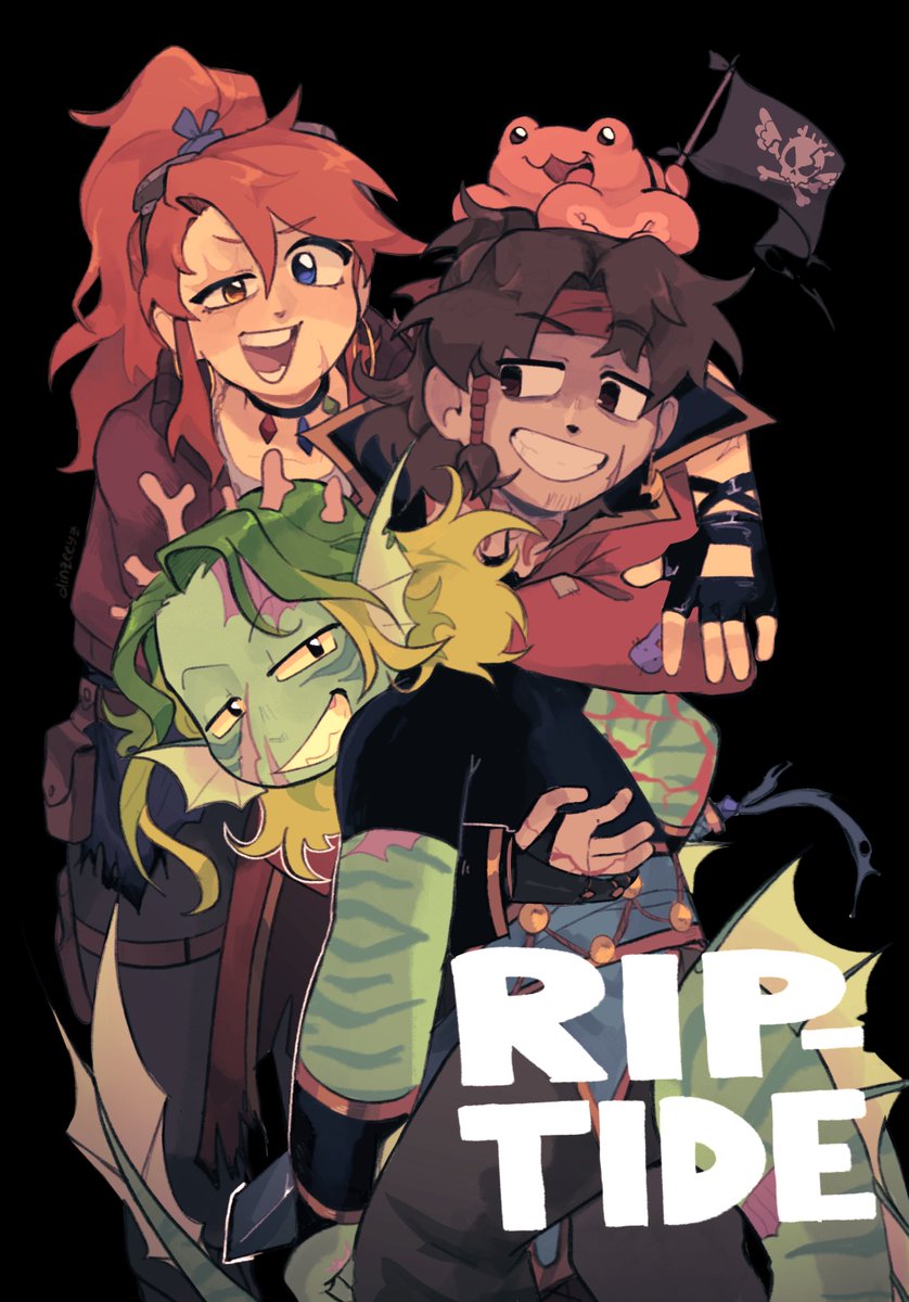 Reposting a tweaked version of an old piece that i made for djm! #jrwifanart