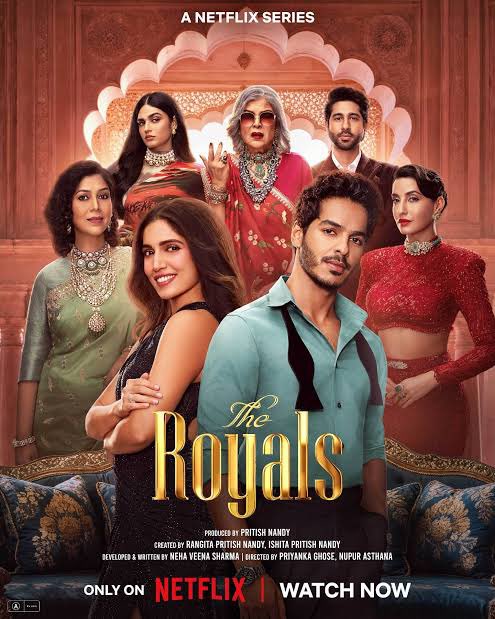 DeeptiGoel27's tweet photo. #TheRoyals #Netflix StuNNing outfits and jewelry. @AJSKOfficial Sakshi Tanwar conquers it all. Ishan Khattar brings his abs and acting chops. The rest? Bland enough to shame the Brits. @bhumipednekar -Ishan’s whispers; meant-to-be sexy; could put a racehorse to sleep. Boring! 2/5 https://t.co/DdOfqZYzgM