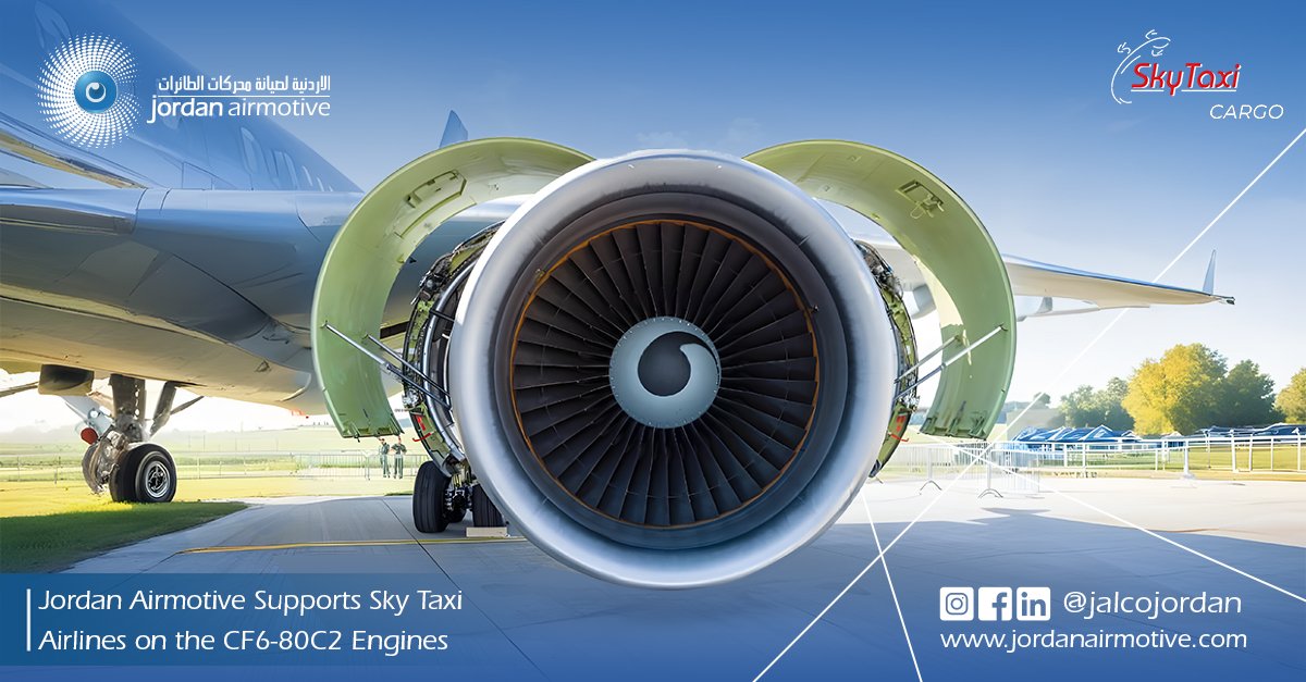 Jordan Airmotive is pleased to share the successful completion of engine maintenance for Sky Taxi Cargo, carried out at our facility within an optimal timeframe. For more information, shorturl.at/xFvGK

#Jordanairmotive #Jalco #skytaxi