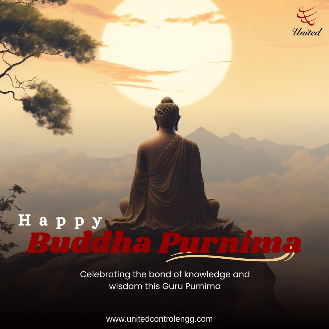UCEIPL's tweet image. 🕊️ Happy Buddha Purnima 📷  United Control Engineers India Pvt. Ltd. wishes you peace, wisdom, and enlightenment on this sacred day.  #BuddhaPurnima #UnitedControl #PeaceAndWisdom #BuddhaJayanti #SpiritualWisdom #IndustrialAutomationWithValues