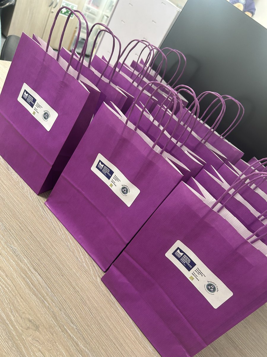 branstonprimary's tweet photo. It’s Mental Health Awareness Week this week and to show our appreciation of everything they do, each member of staff is receiving a little goodie bag today, full of things to promote well-being @mentalhealth @JohnTaylorMAT #Thisismycommunity https://t.co/Uyz168jqXe