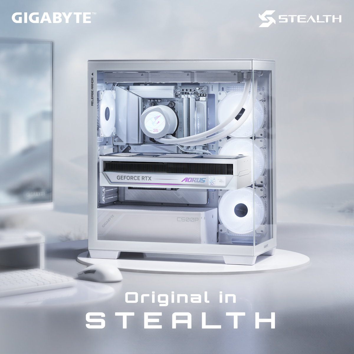 🧊Original in STEALTH 🛠️Our Project STEALTH, first introduced in 2022, was a pioneer in using reverse-connector motherboards. Now it’s back, upgraded in a pure-white, cleaner form. ❄️ Say hello to the STEALTH ICE Series: 🟠AMD X870 &amp; B850 motherboards 🟠GeForce RTX 5090 graphics