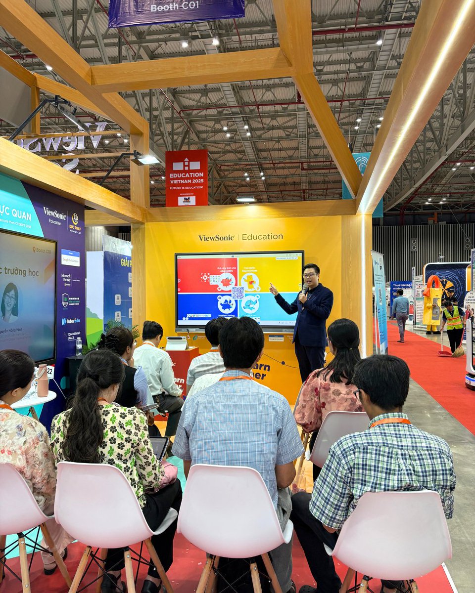 ViewSonic Education (@viewsonicedu) on Twitter photo What a week at Education Vietnam 2025 with <a href="/DUCPHAP/">DUC PHAP TECHNOLOGY</a>! Swipe for a glimpse at our favorite moments ๐๐โ
We had a blast connecting with youโand weโre already counting down to next time.โ
#ViewSonicEducation #EducationVietnam2025 #EdTech #FutureSchool #ViewSonicEducation What a week at Education Vietnam 2025 with <a href="/DUCPHAP/">DUC PHAP TECHNOLOGY</a>! Swipe for a glimpse at our favorite moments ๐๐โ
We had a blast connecting with youโand weโre already counting down to next time.โ
#ViewSonicEducation #EducationVietnam2025 #EdTech #FutureSchool #ViewSonicEducation