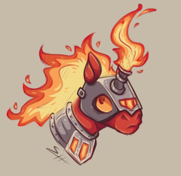 Itz_Spyrit's tweet image. Peter... the horse is here