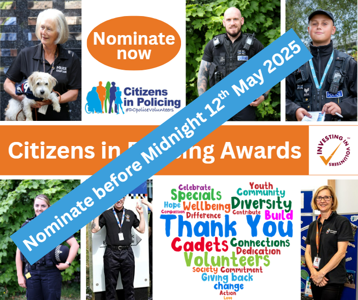 Our team share their skills, give up their time and support the important work of Devon and Cornwall Police.
Reward our CiP family
Last chance to nominate TODAY
Various categories, find out more and nominate: orlo.uk/fW0Y0
<a href="/DC_Police/">Devon & Cornwall Police</a> <a href="/ExeterSpecials/">DCP Exeter Specials</a>