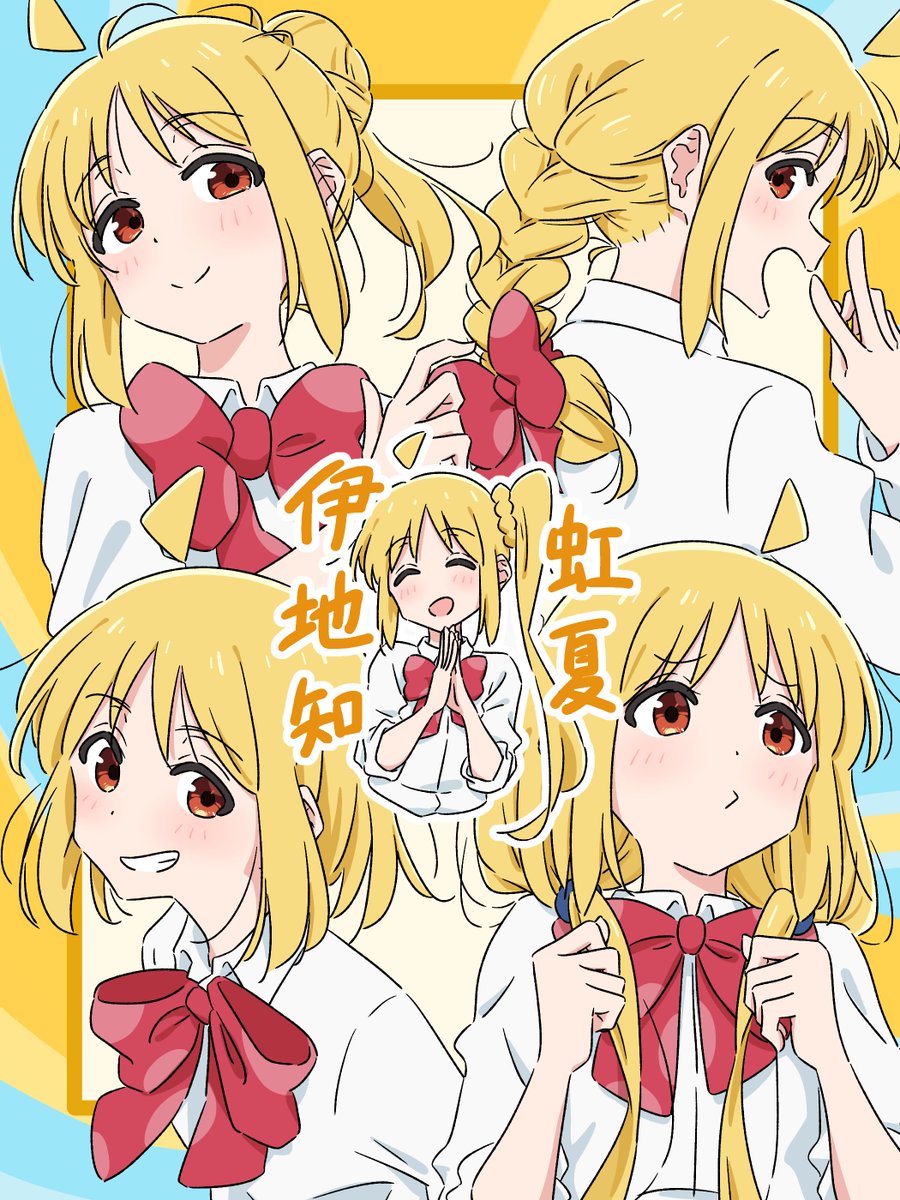 oekaki_bibbi's tweet image. 結束バンドのヘアアレンジ