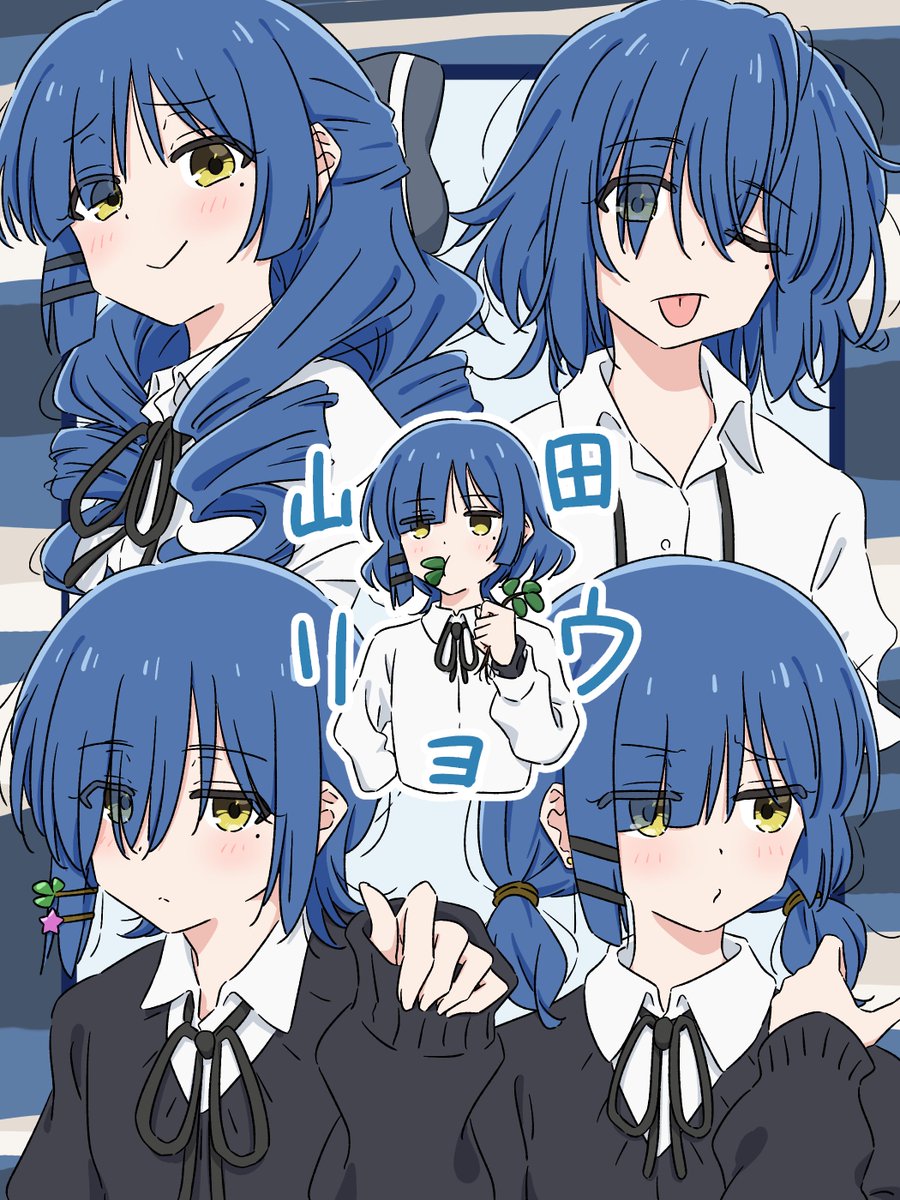 oekaki_bibbi's tweet image. 結束バンドのヘアアレンジ