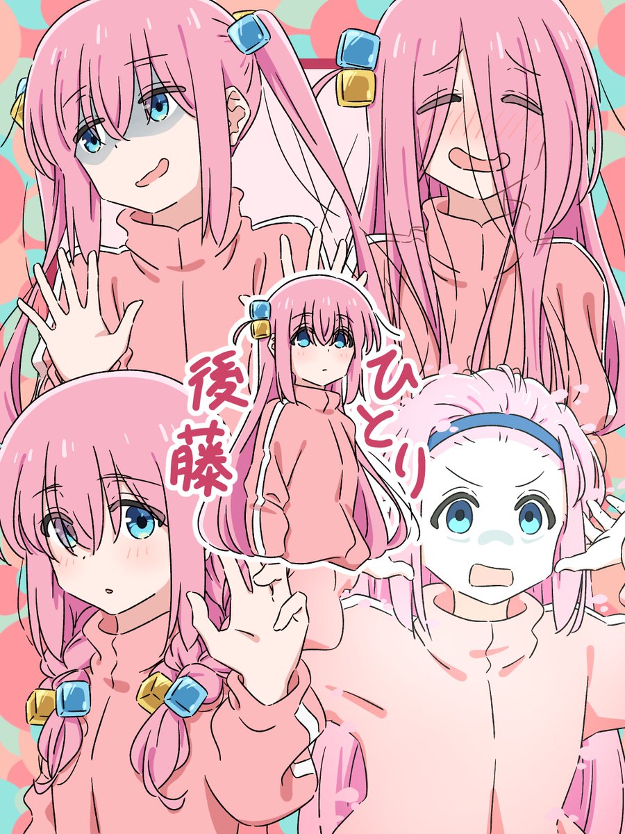 oekaki_bibbi's tweet image. 結束バンドのヘアアレンジ