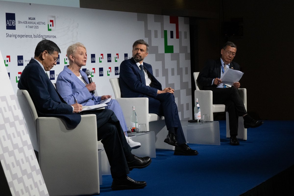Alvaro Lario (@ifadpresident) on Twitter photo At #ADBAnnualMeeting last week, I underscored how strong partnerships can transform Asia's food systems.
Like in Indonesia, where <a href="/IFAD/">International Fund for Agricultural Development</a> and <a href="/ADB_HQ/">Asian Development Bank</a>'s work on participatory extension & irrigation infrastructure means over 350,000 households have better production & food security. At #ADBAnnualMeeting last week, I underscored how strong partnerships can transform Asia's food systems.
Like in Indonesia, where <a href="/IFAD/">International Fund for Agricultural Development</a> and <a href="/ADB_HQ/">Asian Development Bank</a>'s work on participatory extension & irrigation infrastructure means over 350,000 households have better production & food security.