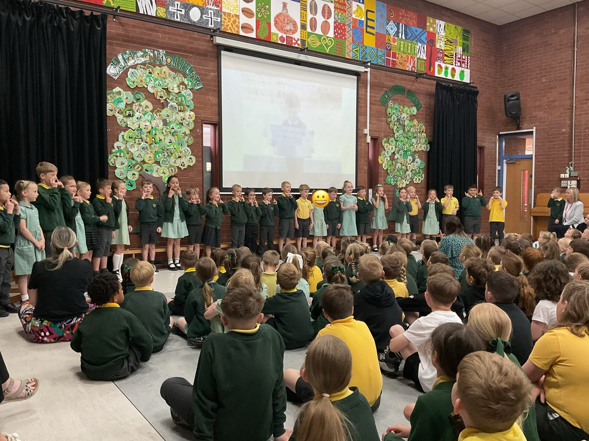 #Year2 treated us to a #ClassAssembly all about the continents and oceans! 🌍🌊