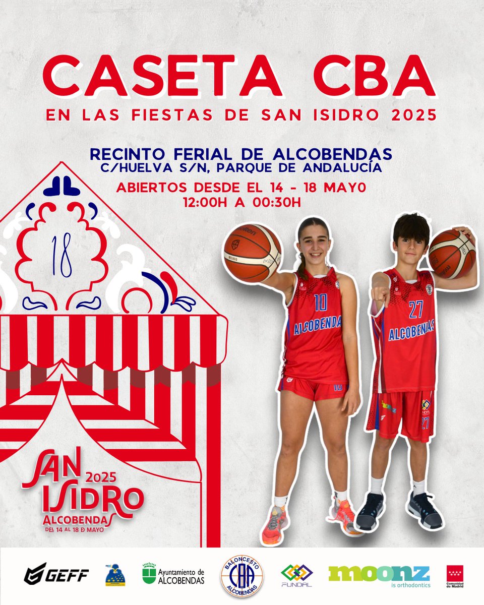 JuanFigueroaCol's tweet photo. El @cbalcobendas ha montado caseta este año en el Recinto Ferial de las Fiestas de San Isidro @Alcobendas_ayto

¡Te esperamos! Garantizamos que será una caseta a GRAN ALTURA 🏀🏀🏆🏆⛹️⛹️‍♂️🫵 https://t.co/ttforgAOFA