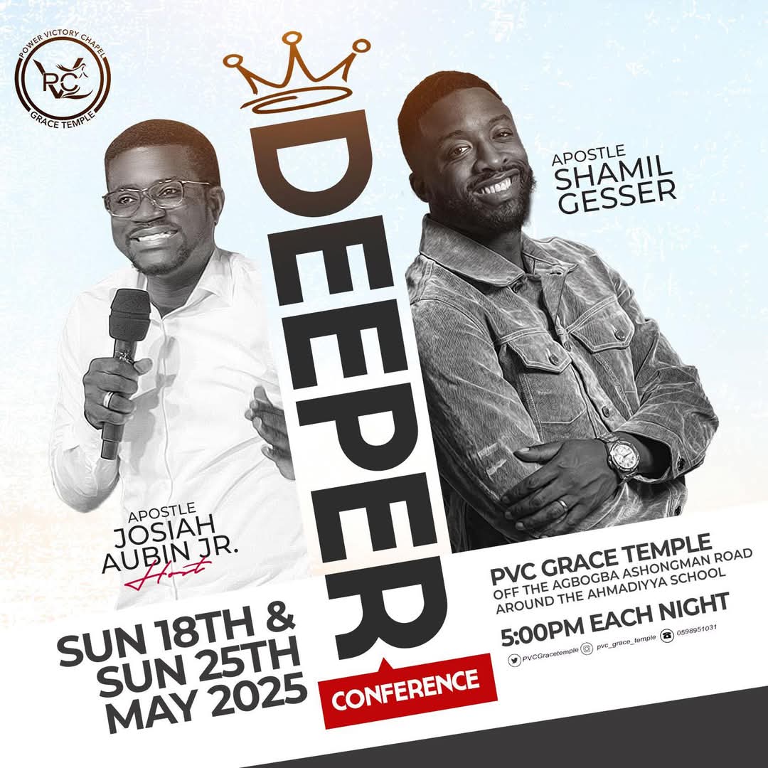 impactcity_gh's tweet image. As we start the week remember to mark your calendar for this event. 
This Sunday 18th &amp;amp; the next 25th.  
Morning &amp;amp; Evening sessions 
#DeeperConference