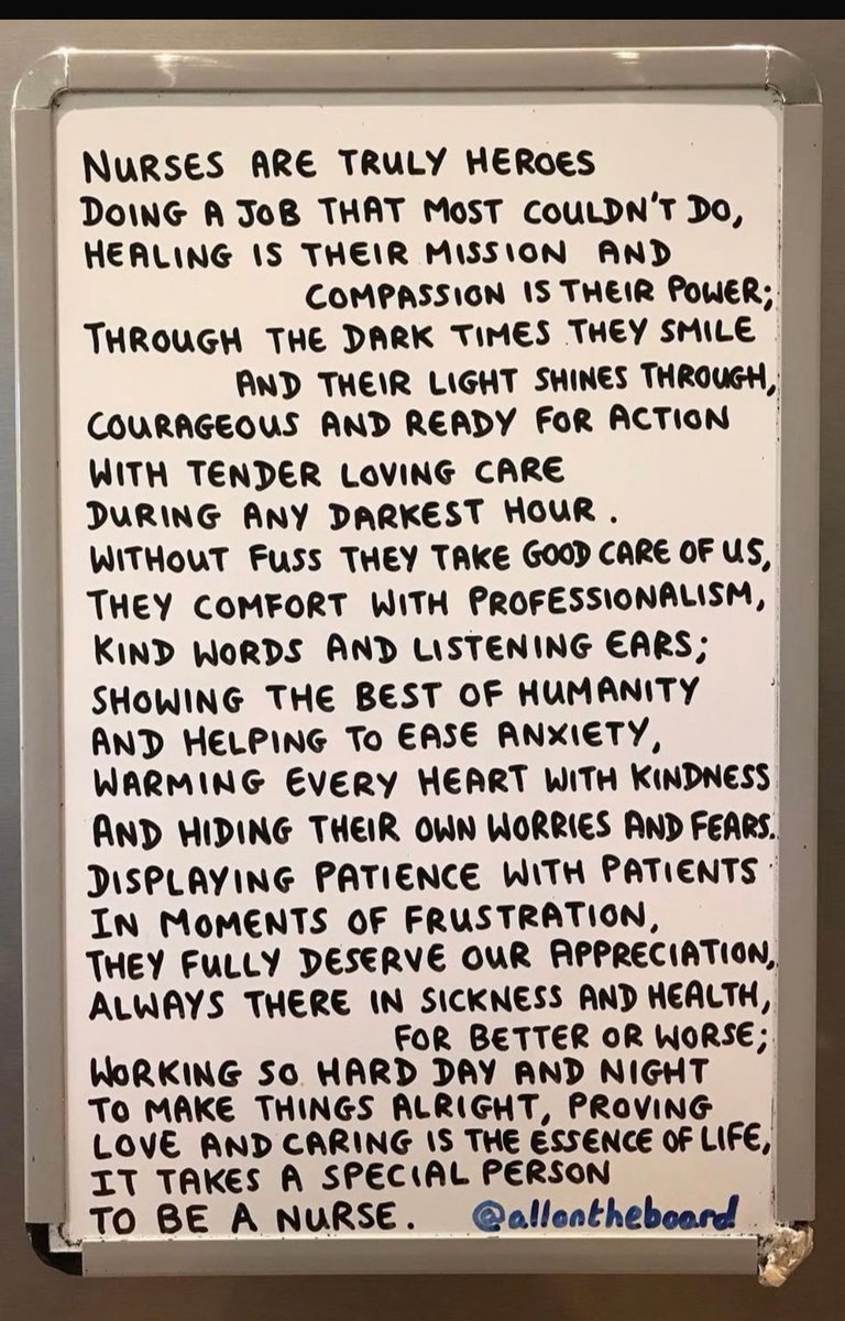 Happy Nursing Day - thank you for all you do 💙