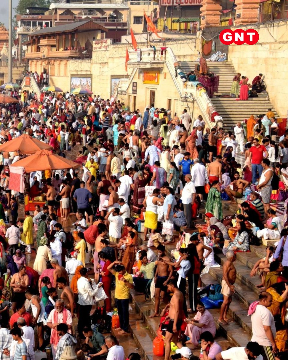 GoodNewsToday's tweet photo. हरिद्वार उत्तराखंड: बुद्ध पूर्णिमा के अवसर पर श्रद्धालुओं ने हर की पौड़ी पर गंगा नदी में पवित्र डुबकी लगाई।
#BuddhaPurnima #HarKiPauri #GangaSnan #Haridwar #SpiritualIndia #GangaRiver #DivineDip #festival
Buddha Purnima 2025, Haridwar Ganga snan, Har Ki Pauri, sacred dip, Ganga river, Uttarakhand pilgrimage