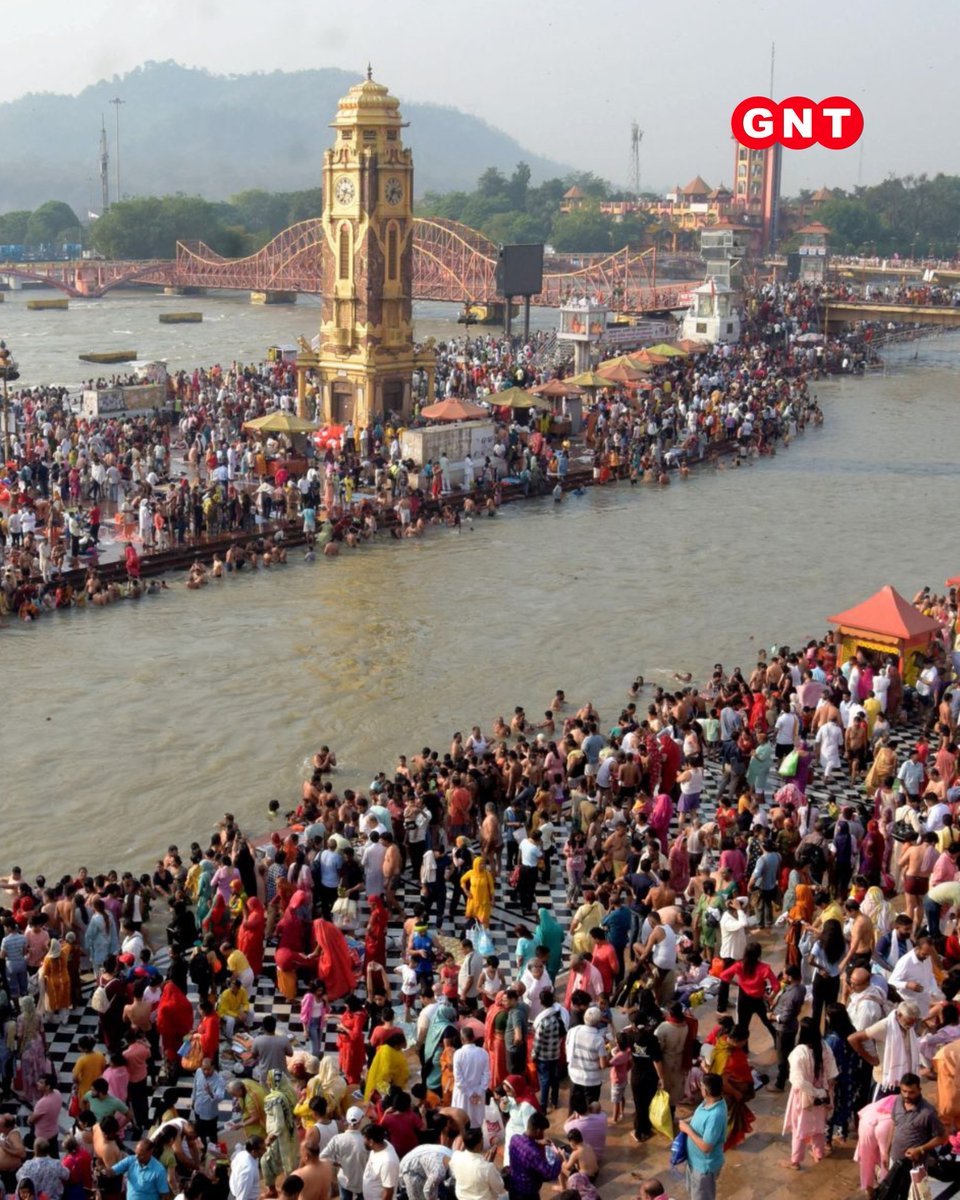 GoodNewsToday's tweet photo. हरिद्वार उत्तराखंड: बुद्ध पूर्णिमा के अवसर पर श्रद्धालुओं ने हर की पौड़ी पर गंगा नदी में पवित्र डुबकी लगाई।
#BuddhaPurnima #HarKiPauri #GangaSnan #Haridwar #SpiritualIndia #GangaRiver #DivineDip #festival
Buddha Purnima 2025, Haridwar Ganga snan, Har Ki Pauri, sacred dip, Ganga river, Uttarakhand pilgrimage