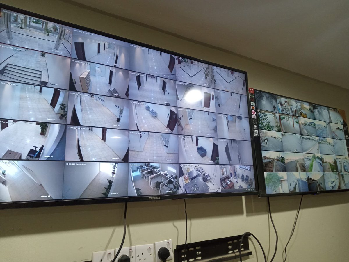 hrefecom's tweet image. تركيب ٥٢ كاميرا هيكفيجن اي بي / في مبنى وزاره البيئة والمياه والزراعه - الرياض