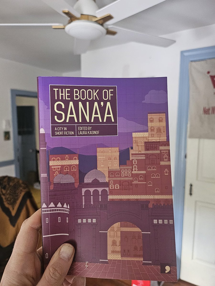 Laura Kasinof (@kasinof) on Twitter photo Look what just came in the mail <a href="/commapress/">Comma Press🍉 #CeasefireNow</a> 🤩
A big thank you to all the writers and translators who made The Book of Sana'a a reality. What a time to be celebrating fiction coming out of #Yemen
Order your copy: commapress.co.uk/books/the-book… Look what just came in the mail <a href="/commapress/">Comma Press🍉 #CeasefireNow</a> 🤩
A big thank you to all the writers and translators who made The Book of Sana'a a reality. What a time to be celebrating fiction coming out of #Yemen
Order your copy: commapress.co.uk/books/the-book…