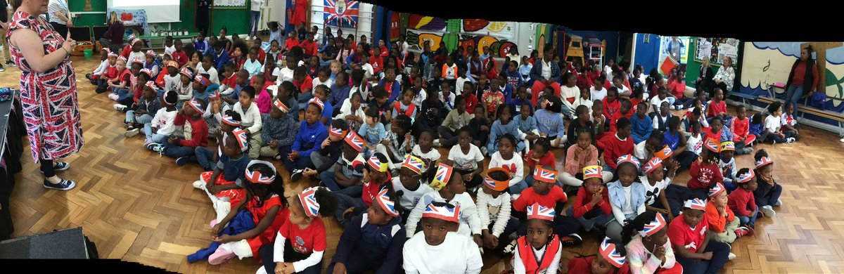 StJohnFisherCPS's tweet photo. VE DAY 8th May
St. John Fisher had a celebration with the whole school singing along to war time songs. Children took part in a VAR workshop to understand what life was like in 1945. https://t.co/eUNkLkRL3X