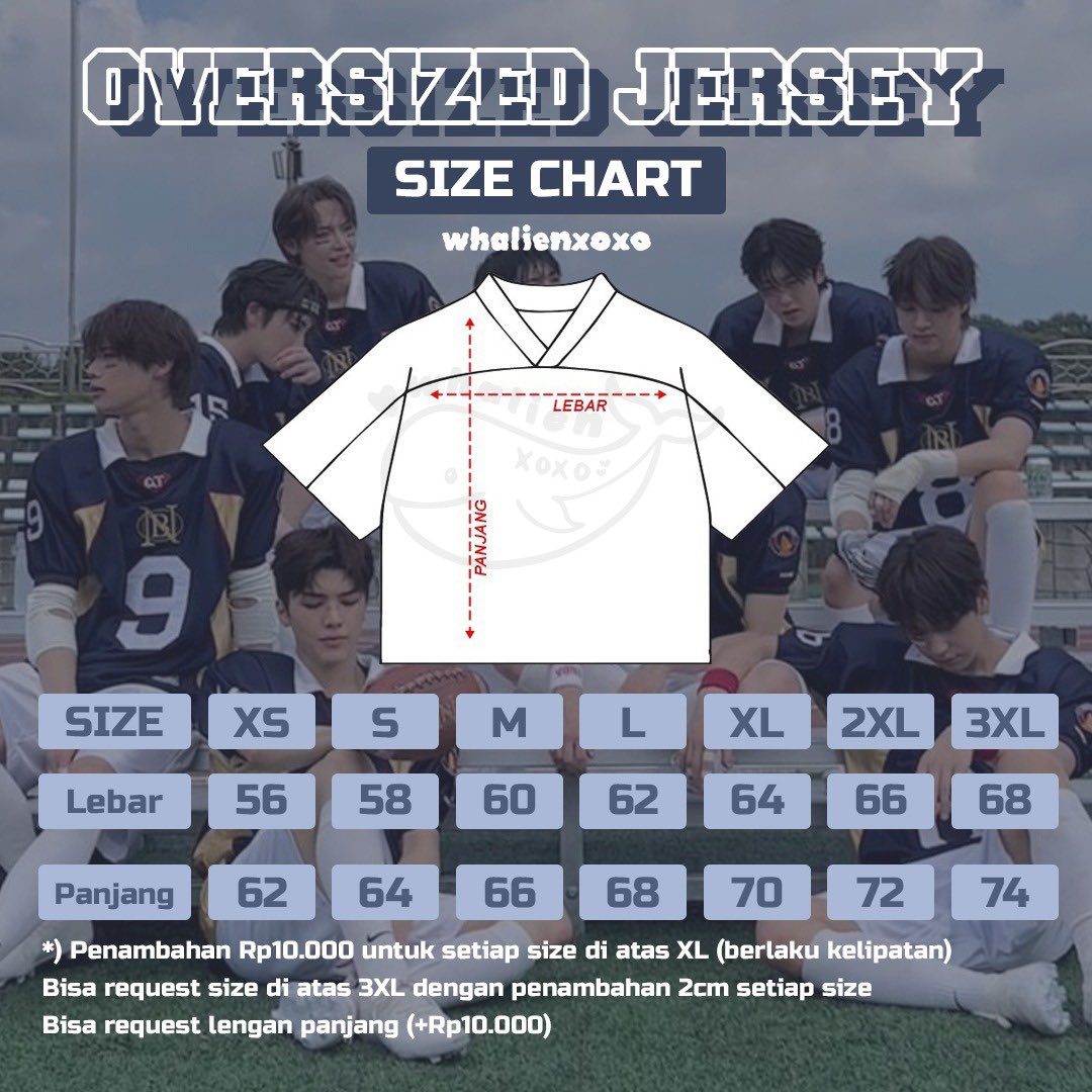 whalienxoxo's tweet photo. 🐳 OPEN PO JERSEY OVERSIZED &amp;TEAM 🐳

- Boxy oversize fit
- Materials Dri-Fit Milano PREMIUM
- Bisa request nomor &amp; nama punggung
- Boleh req lengan panjang &amp; tambahan kerah

💸 IDR 200.000* (DP 150.000)

📍 Jawa Tengah
📆 Close PO 18 Mei 2025

Order Form:
https://t.co/K3BZF8rBSI https://t.co/pWPknUzk7c