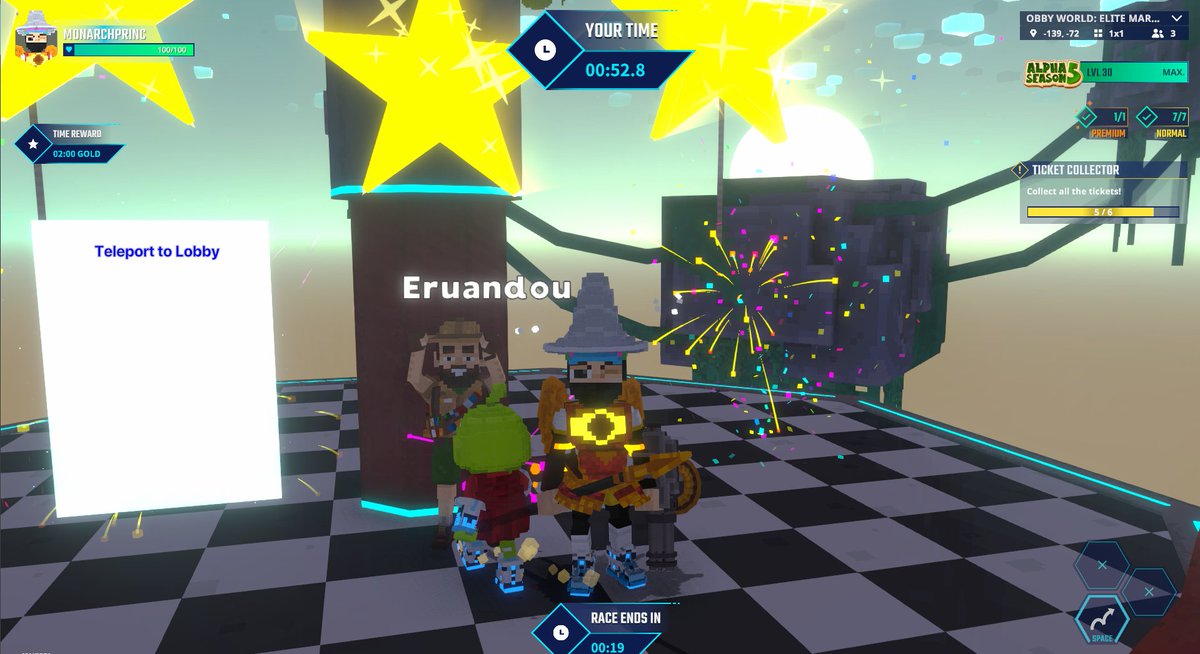 Monarch0Prince (@donatassi) on Twitter photo used all my powers of wizzy and got 2nd place in Obby World: Elite Marathon
<a href="/TheCouncilTech/">The Council</a>
<a href="/TheSandboxGame/">The Sandbox</a>
#wizzyverse #MageRaids4 #AlphaSeason5
<a href="/bem_ad_network/">BEM</a> used all my powers of wizzy and got 2nd place in Obby World: Elite Marathon
<a href="/TheCouncilTech/">The Council</a>
<a href="/TheSandboxGame/">The Sandbox</a>
#wizzyverse #MageRaids4 #AlphaSeason5
<a href="/bem_ad_network/">BEM</a>