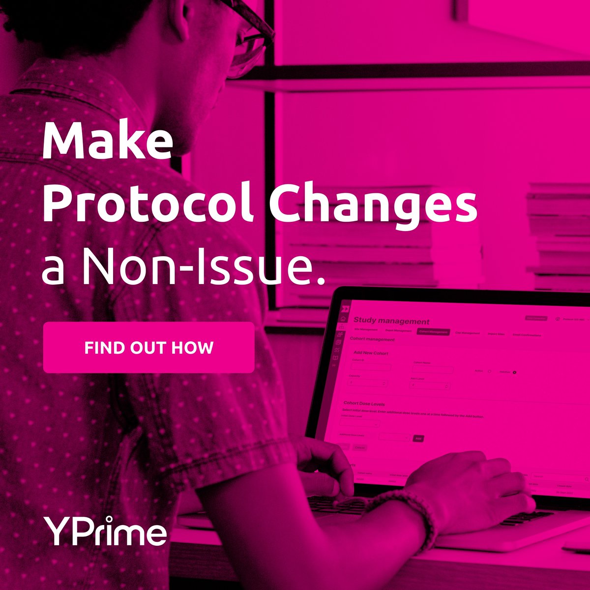Protocol amendments are inevitable. Delays don’t have to be. 76% of trials require amendments—and too often they take 6+ weeks to implement.

YPrime’s IRT platform is built to adapt fast, enabling changes 4x faster than traditional systems. Learn more: hubs.ly/Q03lZd6f0