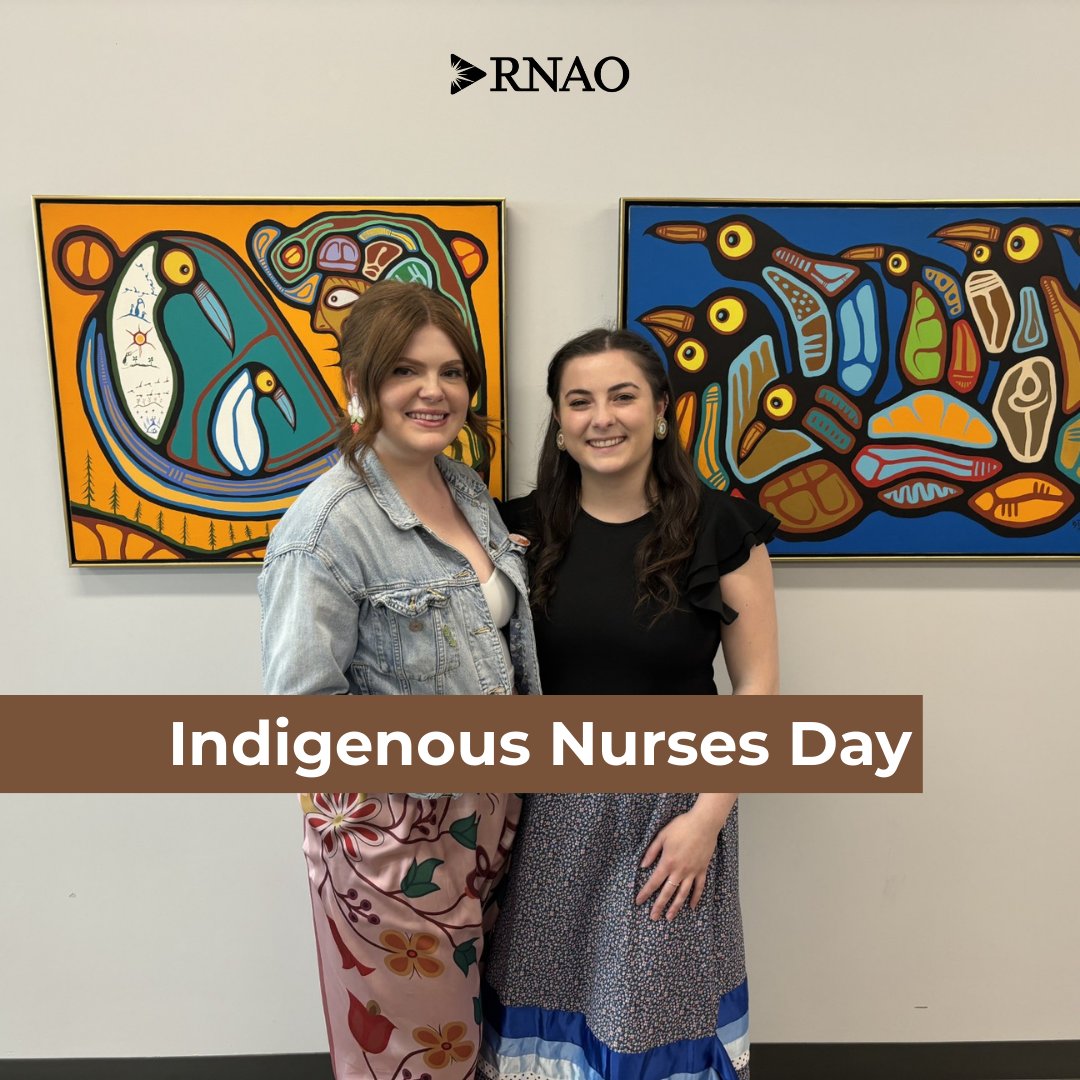 RNAO recognizes all First Nations, Inuit &amp; Métis nurses who provide culturally-safe health care to Ontarians across the province. It's a privilege to stand together &amp; celebrate Indigenous nurses.

Thanks. Merci. Miigwech!❤️ #IndigenousNursesDay #NursingWeek <a href="/INAIG_RNAO/">INAIG</a>