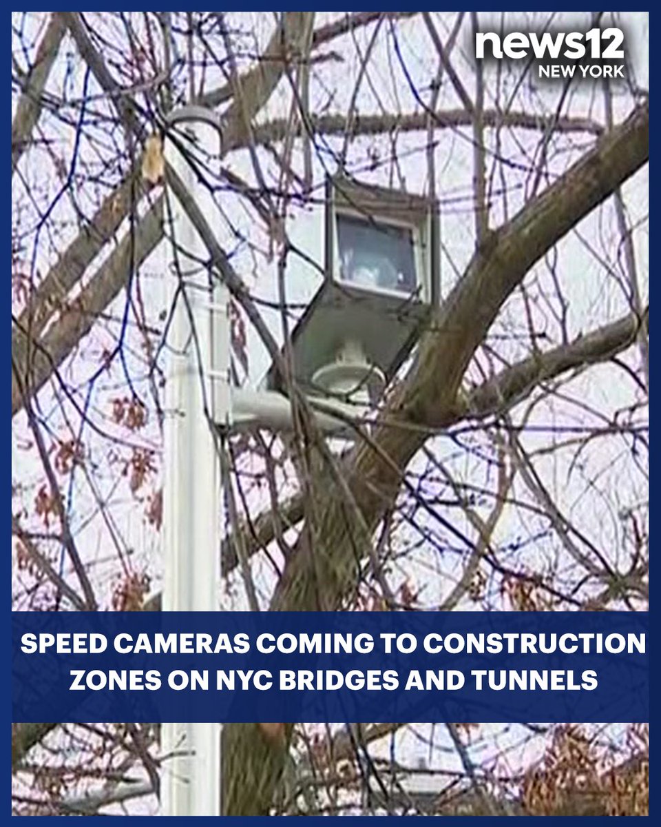 SPEEDING CAMERAS: The cameras are set to be placed at seven bridges and two tunnels administered by the MTA. - bit.ly/4jQaAWX