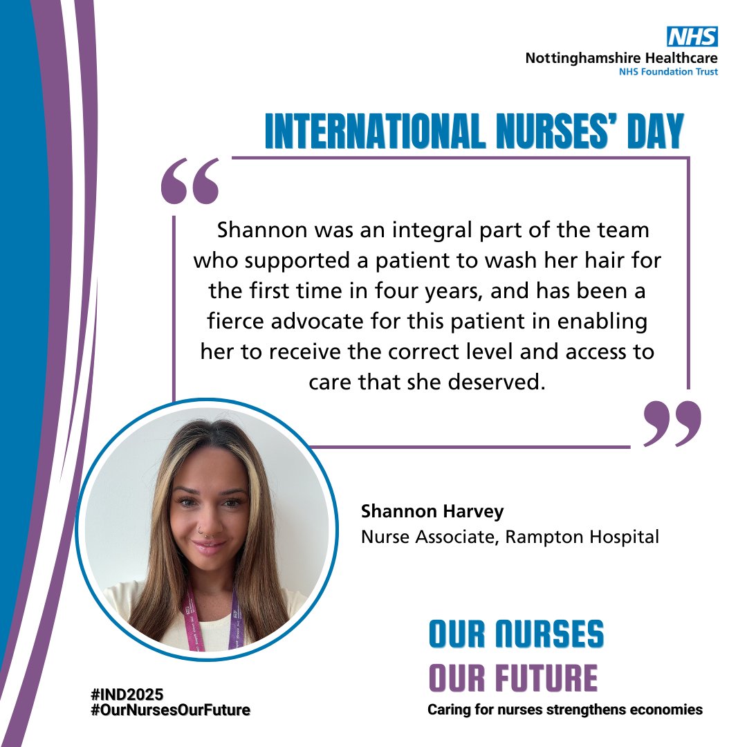 Shannon was an integral part of the team who supported a patient to wash her hair for the first time in four years, and has been a fierce advocate for this patient in enabling her to receive the correct level of care and access to care that she deserved #InternationalNursesDay
