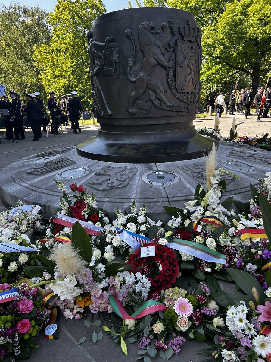 On Thursday I was in Liège for the first time at the National Resistance Monument. 80 years on from Victory in Europe we came together to honour the immense contributions of men and women, past and present, to European peace and security #Victory80