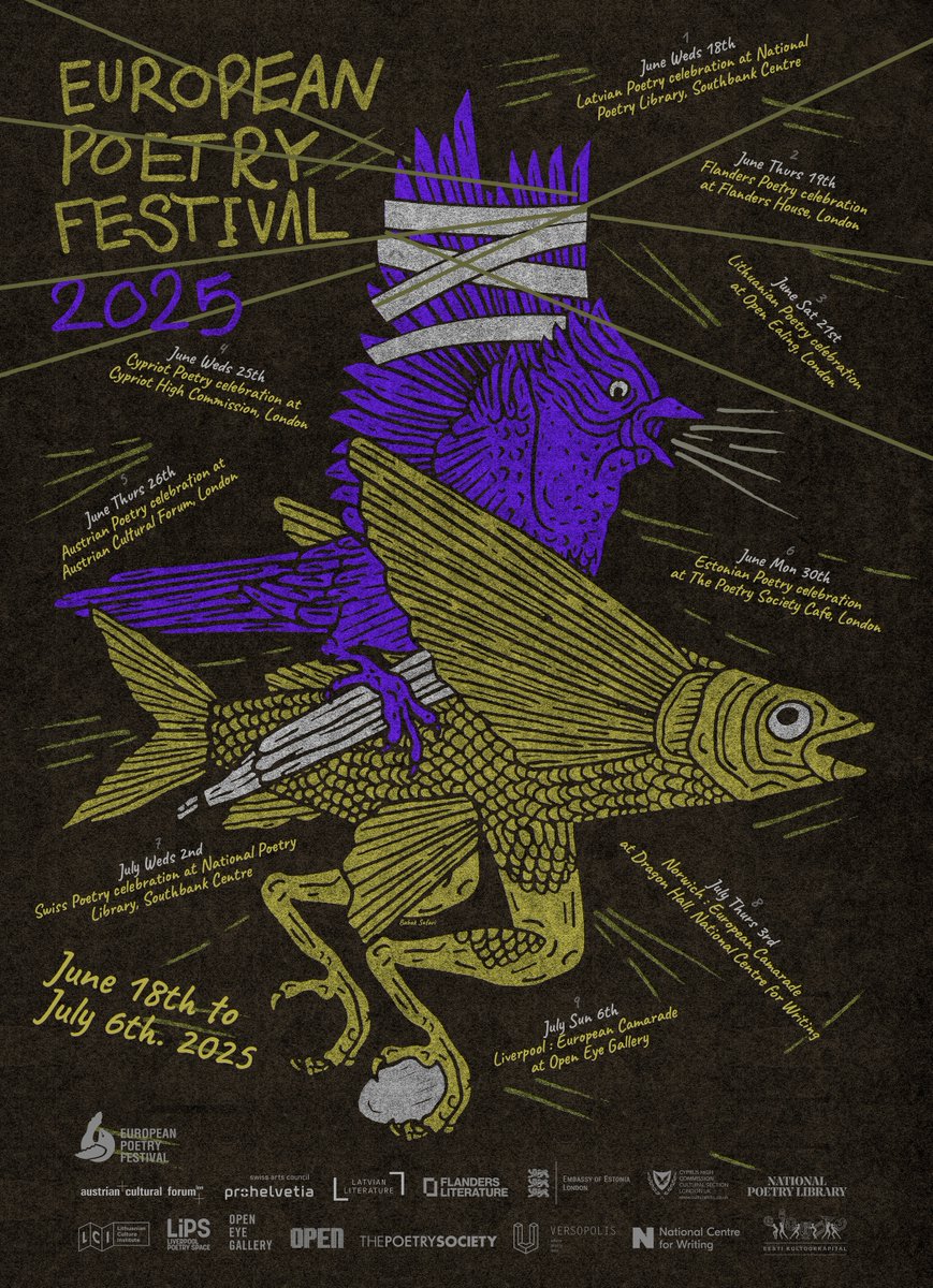 Cyprus in UK - Culture (@culturalchcuk) on Twitter photo 🇨🇾 Cyprus joins <a href="/europepoetfest/">European Poetry Festival</a>
<a href="/AvgiLilli/">Avgi</a> & @CalliopeMichail
Stathis Dimitriadis & Panos Ghikas
@NoraNadjarian & Laura Davis
Tuğçe Tekhanlı & <a href="/mariachr20/">mariachristodoulou</a>
<a href="/alevadil/">alev adil</a> & @MartinWakefield
@KaterinaKoulouri & @HannaKomar
@TheodorosChiotis & <a href="/chrissywilliams/">Chrissy Williams</a>
<a href="/AntoniaTaylor/">Antonia Taylor</a> & <a href="/lkiew/">Chai Li Kiew</a> 🇨🇾 Cyprus joins <a href="/europepoetfest/">European Poetry Festival</a>
<a href="/AvgiLilli/">Avgi</a> & @CalliopeMichail
Stathis Dimitriadis & Panos Ghikas
@NoraNadjarian & Laura Davis
Tuğçe Tekhanlı & <a href="/mariachr20/">mariachristodoulou</a>
<a href="/alevadil/">alev adil</a> & @MartinWakefield
@KaterinaKoulouri & @HannaKomar
@TheodorosChiotis & <a href="/chrissywilliams/">Chrissy Williams</a>
<a href="/AntoniaTaylor/">Antonia Taylor</a> & <a href="/lkiew/">Chai Li Kiew</a>