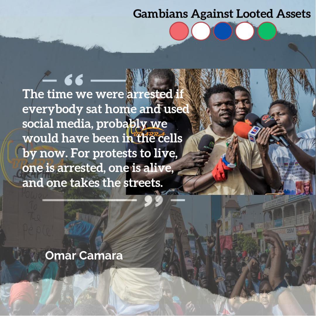 Thank you Gambia 🇬🇲 
What happened in the past days is nothing short of historic. 

A generation of persistent and resilient young Gambians are born! 

The struggle continues 
The Protest lives on 👏🏿✊🏿✊🏿