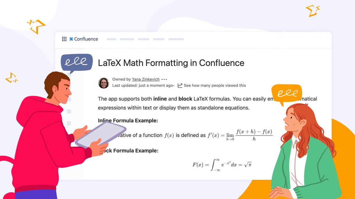 Need formulas in Confluence?
Here’s how to add LaTeX math equations in 60 seconds. Simple steps, clean results.
📝 Full article → link.stiltsoft.com/add-formulas-t…