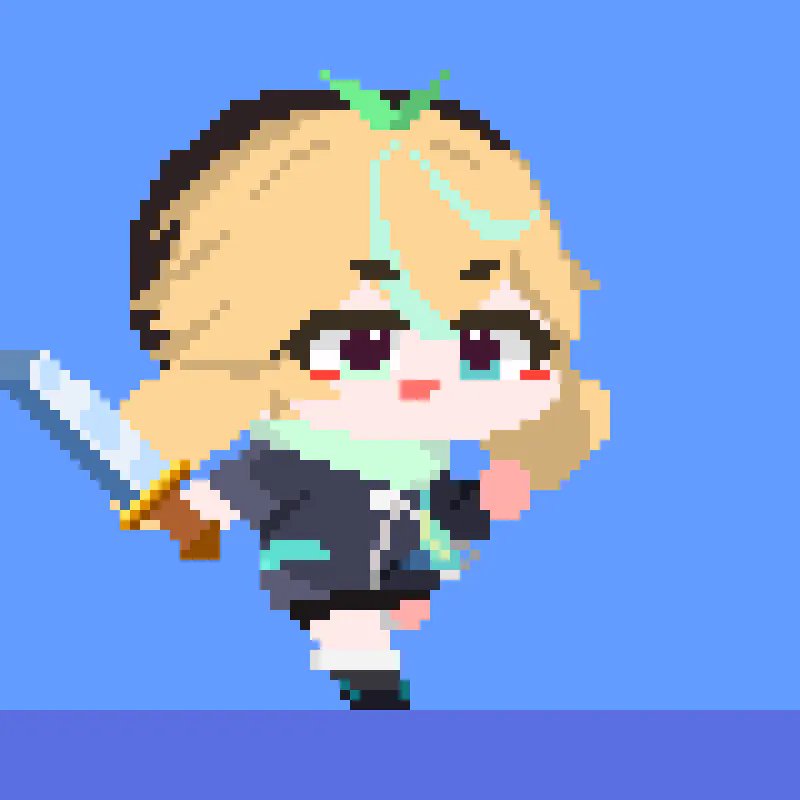 beatlinksVT's tweet image. AMAZING gif made by @Suki__Qing
I'll get the trick right one of these times #pixelart #Vtuber