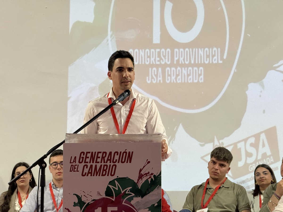 📅El pasado sábado se celebró en Huetor Vega el 15 Congreso Provincial Ordinario de las Juventudes Socialistas de Granada, en el que las Juventudes Socialistas de Chauchina estuvimos, como siempre, presentes.