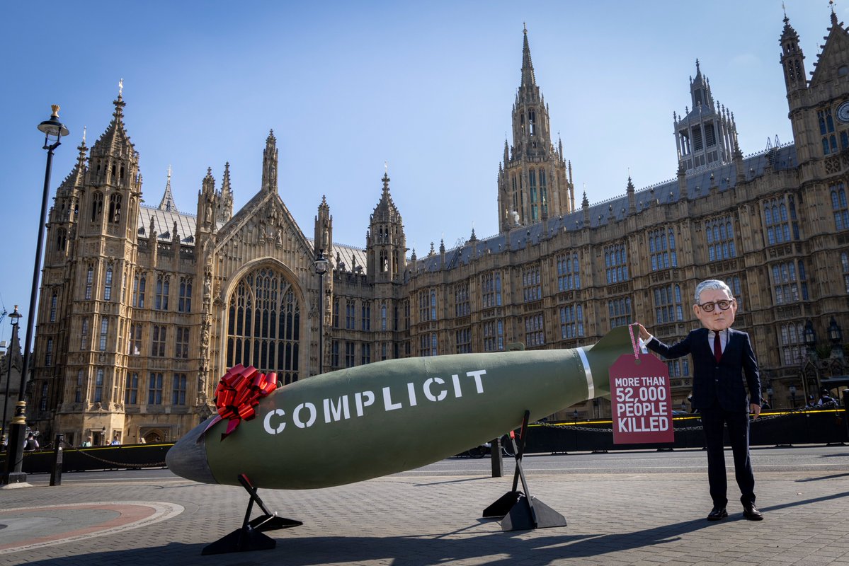 Oxfam Scotland (@oxfamscotland) on Twitter photo More than 18 months. More than 52,000 people killed by Israel in #Gaza. And the UK still supplies the weapons. The UK Government is complicit.
Today outside Parliament, we again say @KeirStarmer <a href="/DavidLammy/">David Lammy</a> <a href="/10DowningStreet/">UK Prime Minister</a>
— not in our name. #StopArmingIsrael More than 18 months. More than 52,000 people killed by Israel in #Gaza. And the UK still supplies the weapons. The UK Government is complicit.
Today outside Parliament, we again say @KeirStarmer <a href="/DavidLammy/">David Lammy</a> <a href="/10DowningStreet/">UK Prime Minister</a>
— not in our name. #StopArmingIsrael
