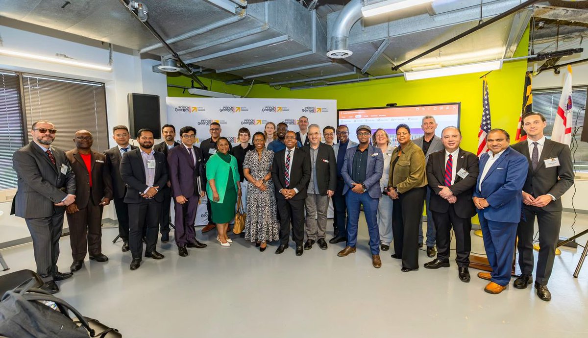 Sametroofficial's tweet photo. Sametro’s CEO & GM, Dr. Samuel Etroo & Dr. John Armstrong Etroo met with Prince George’s County Innovation Incubator leaders to explore U.S. expansion. The visit highlighted strong support for global businesses. We are grateful for the insights.
#Sametro #SelectUSA https://t.co/eYwsc8lRlA