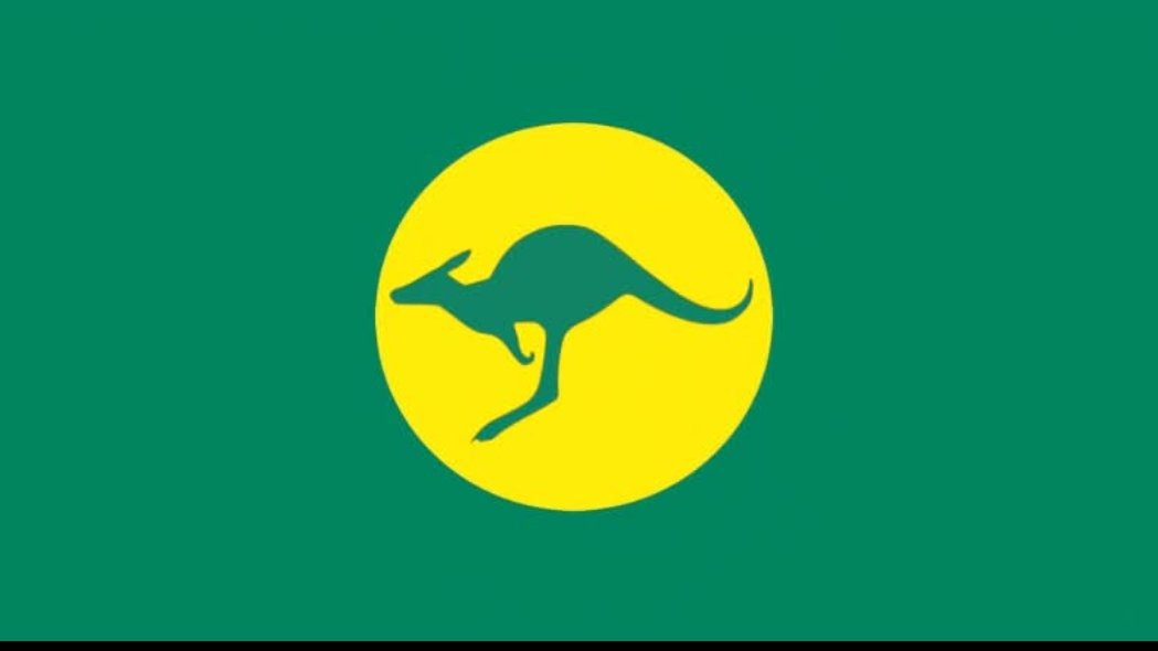vexiband's tweet photo. El país dels cangurs, #Australia, proposa la millor proposta de #GOODFLAG que hem vist fins ara. https://t.co/59Cu9pxeD4 https://t.co/SELFN1hSOf