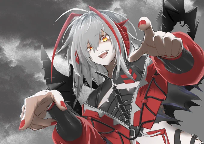 随分前に描いてたウィシャデルがようやく形になりました...!#arknights#ArknightsFanArt#明日方舟#アークナイツ#ウィシャデル 
