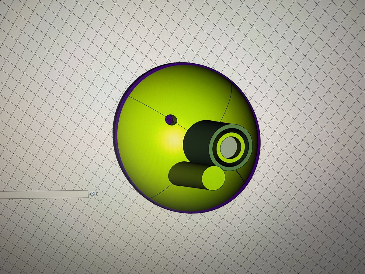 #M3StuartsSatan

火炎放射器用防盾をモデリングしました。
4枚目の写真の形を初め作りましたが、どうやら写真を見ると形が違うみたいだったので、作り直しました。初めての3D CADでのモデリングとしてはハードル高すぎました😱 しかしなんとか形になって良かったです🥰