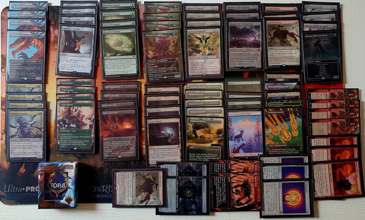 Decio Sacco - Shadowscar 🔜 RC Bologna (@decio_sacco_sha) on Twitter photo Made top8 at Mole's Destination Qualifier. Same deck, same curse🥲, undefeated till top8 then lost the first one to affinity nuts🤖
If you like to highroll and win out of nowhere 🐉Erigaast🐙 is BUSTED
Recap in comments
<a href="/TeamTrecani/">Team Trecani</a> <a href="/fireshoes/">Robert Taylor🔥</a> #mtgmodern #MagicTheGathering Made top8 at Mole's Destination Qualifier. Same deck, same curse🥲, undefeated till top8 then lost the first one to affinity nuts🤖
If you like to highroll and win out of nowhere 🐉Erigaast🐙 is BUSTED
Recap in comments
<a href="/TeamTrecani/">Team Trecani</a> <a href="/fireshoes/">Robert Taylor🔥</a> #mtgmodern #MagicTheGathering