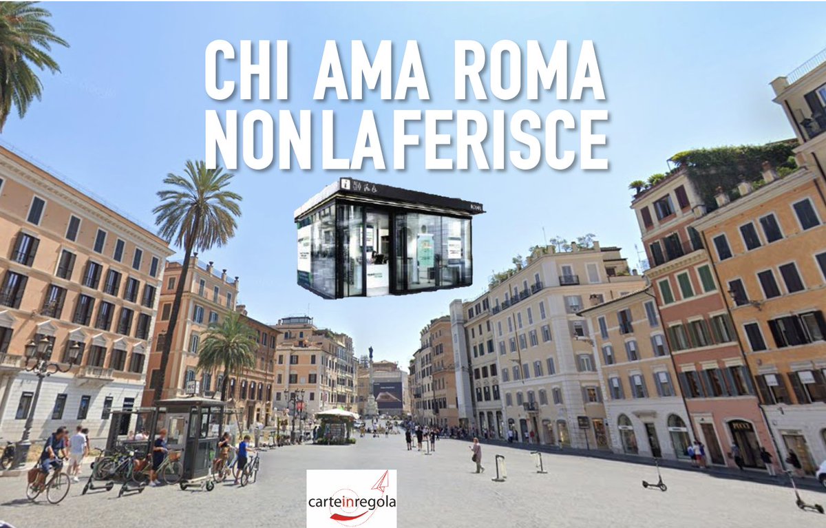 Carte Inregola (@carteinregola) on Twitter photo l'appello per fermare la costruzione di un manufatto in vetro e metallo da realizzare in Piazza di Spagna carteinregola.it/lappello-nessu… <a href="/BianchiBandinel/">Bianchi Bandinelli</a> <a href="/tomasomontanari/">Tomaso Montanari</a> <a href="/salvapaesaggio/">SalviamoilPaesaggio</a> <a href="/ItaliaNostraRm/">Italia Nostra Roma</a> <a href="/Italia_Nostra/">Italia Nostra</a> <a href="/Cittadinanzatt5/">Cittadinanzattiva Lazio</a> <a href="/VasOnlus/">Verdi Ambiente e Società</a> <a href="/diarioromano/">diarioromano</a> l'appello per fermare la costruzione di un manufatto in vetro e metallo da realizzare in Piazza di Spagna carteinregola.it/lappello-nessu… <a href="/BianchiBandinel/">Bianchi Bandinelli</a> <a href="/tomasomontanari/">Tomaso Montanari</a> <a href="/salvapaesaggio/">SalviamoilPaesaggio</a> <a href="/ItaliaNostraRm/">Italia Nostra Roma</a> <a href="/Italia_Nostra/">Italia Nostra</a> <a href="/Cittadinanzatt5/">Cittadinanzattiva Lazio</a> <a href="/VasOnlus/">Verdi Ambiente e Società</a> <a href="/diarioromano/">diarioromano</a>