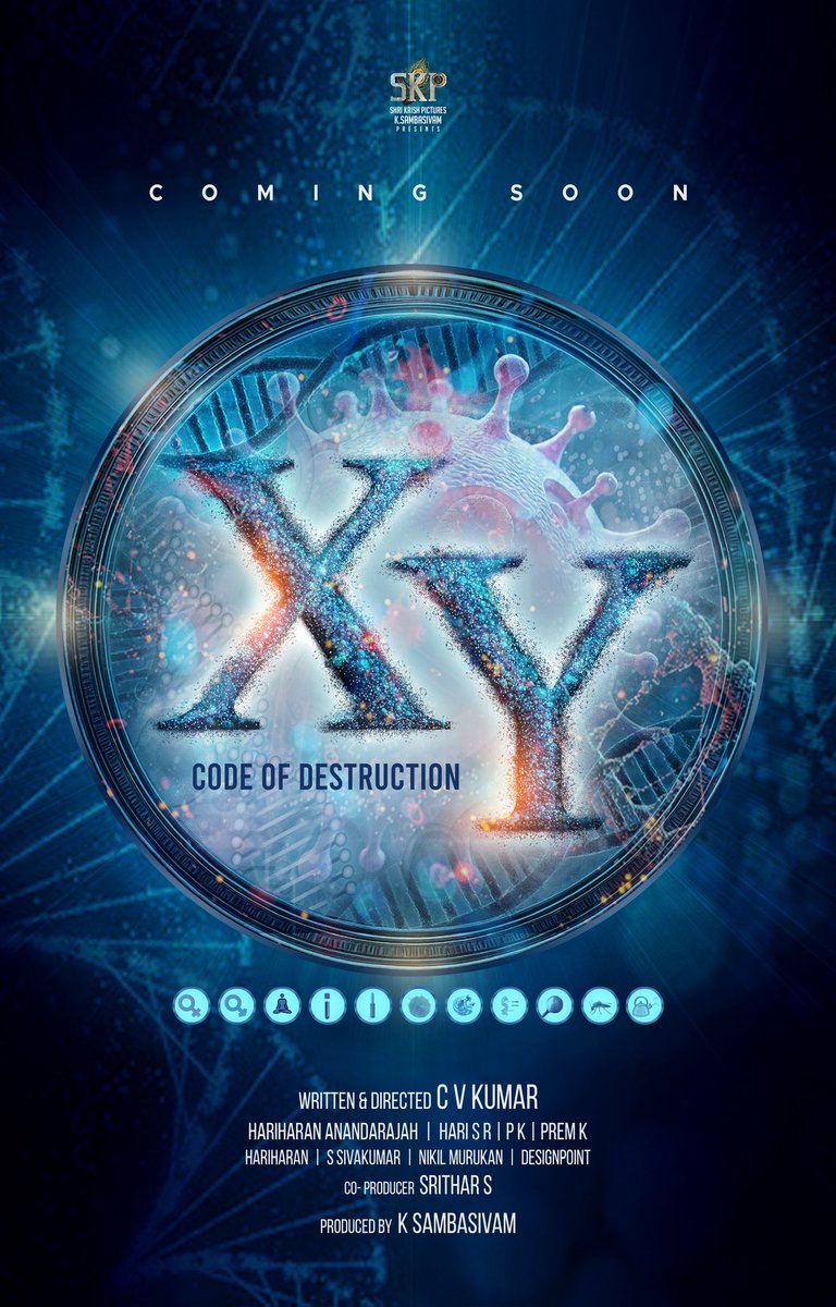 Thirukumaran Entertainment (@thirukumaranent) on Twitter photo Here is the Title look of #XY – A high-voltage sci-fi medical thriller
Where every cure has a cost…
written and directed by <a href="/icvkumar/">C V Kumar</a>
Produced by @skpoffl
#RathikaRavindar <a href="/varshinivenkat_/">Varshini Venkat</a> #Srithar @praga_1330 #Aniz <a href="/imhari_sr_/">Hari S R</a> @Hanandaraj <a href="/ponkathiresh/">PK</a> <a href="/premkarunthama1/">premkarunthamalai</a> Here is the Title look of #XY – A high-voltage sci-fi medical thriller
Where every cure has a cost…
written and directed by <a href="/icvkumar/">C V Kumar</a>
Produced by @skpoffl
#RathikaRavindar <a href="/varshinivenkat_/">Varshini Venkat</a> #Srithar @praga_1330 #Aniz <a href="/imhari_sr_/">Hari S R</a> @Hanandaraj <a href="/ponkathiresh/">PK</a> <a href="/premkarunthama1/">premkarunthamalai</a>