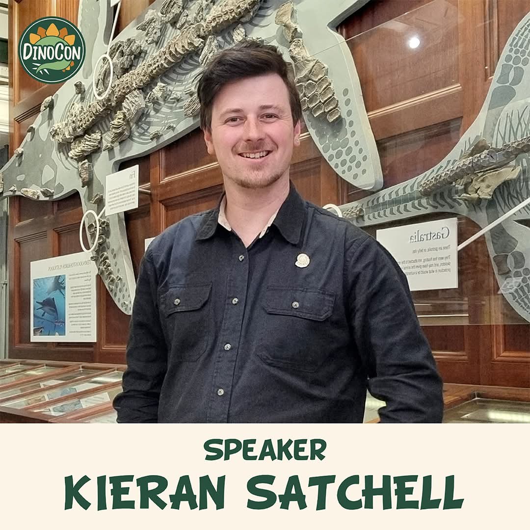 Breaking #DinoCon news -- we have Kieran Satchell of <a href="/LymeRegisMuseum/">Lyme Regis Museum</a> as a speaker! Follow <a href="/DinoConUK/">DinoCon</a> and buy tickets now at dinocon.co.uk :)