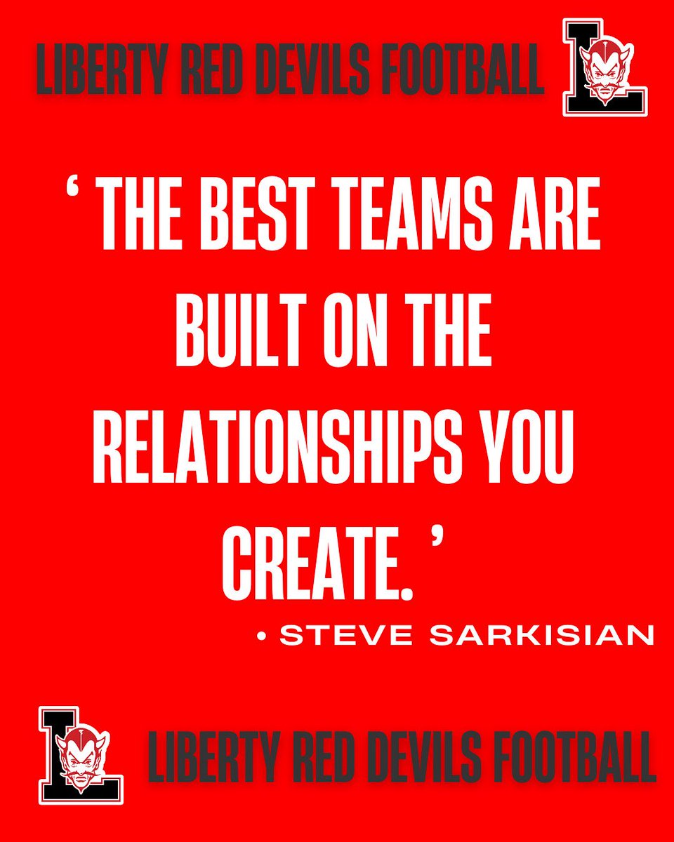 Motivation Monday!  

Help us grow our team - share this post and invite others to follow Liberty Red Devils Football.

#LHSRedDevilsFamily